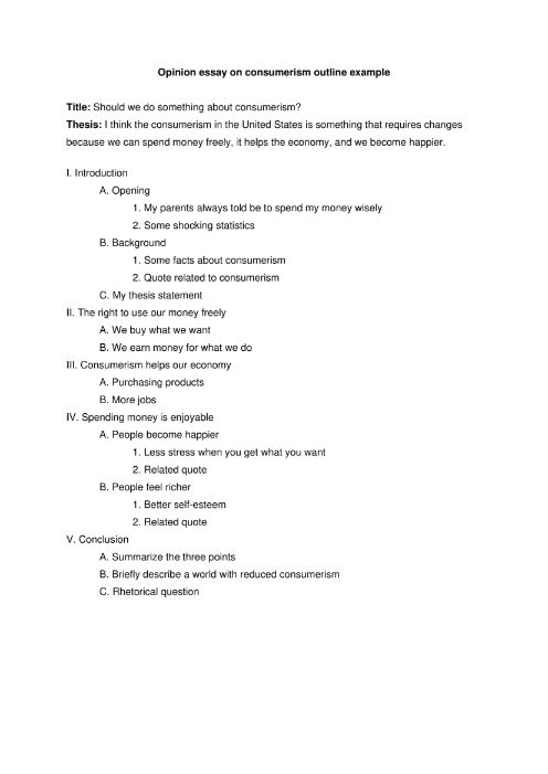 how to write an academic essay outline