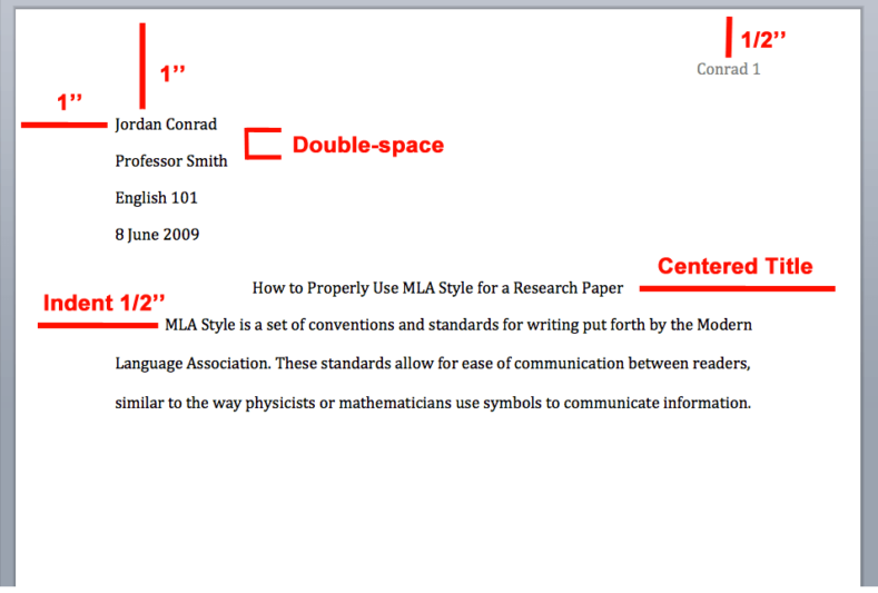 font size for essays